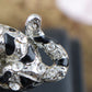 Antique Crouching Panther Black Enamel Jaguar Statement Ring