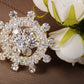 Floral Flower Ship Helm Wedding Style Statement Ring