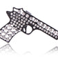 Colored Cutout Gun Pistol Ring