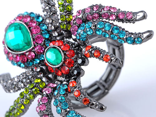 Colorful Spider Tarantula Bug Ring