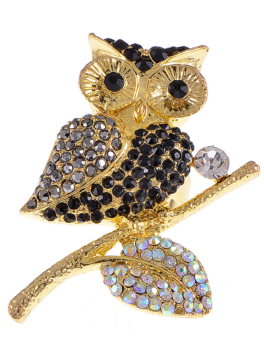 Black Perch Owl Ring