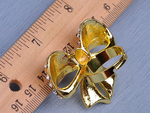 Women Bow Statement Ring