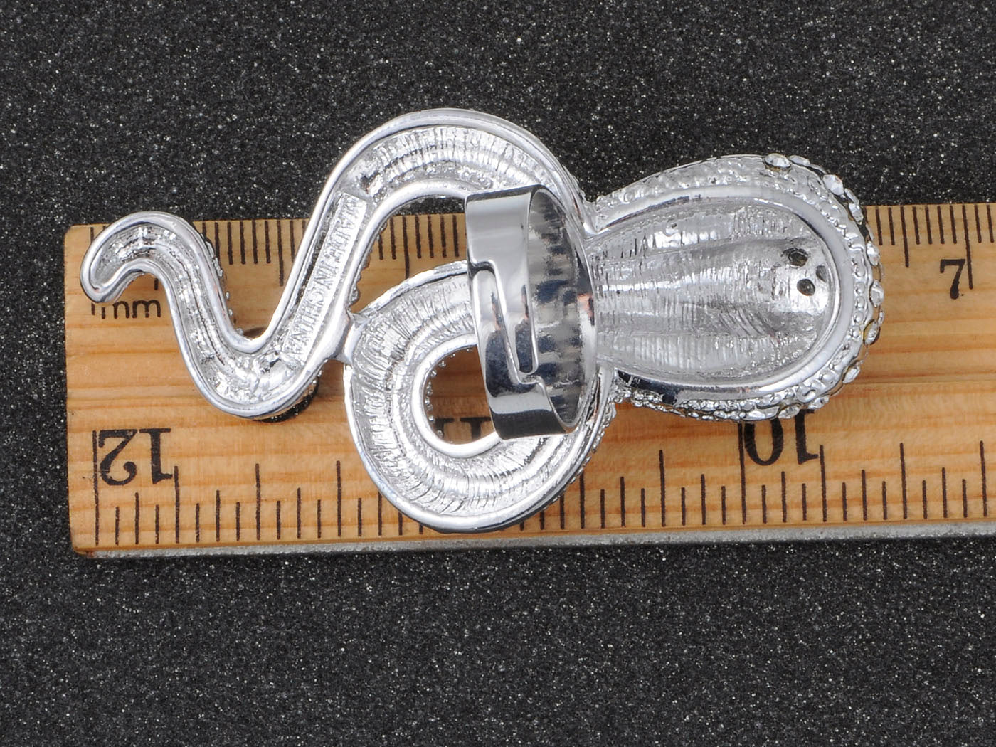 Silver Exotic Cobra Snake Ring