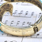 Fun Aquamarine Zircon Gems Snake Bracelet Bangle Cuff
