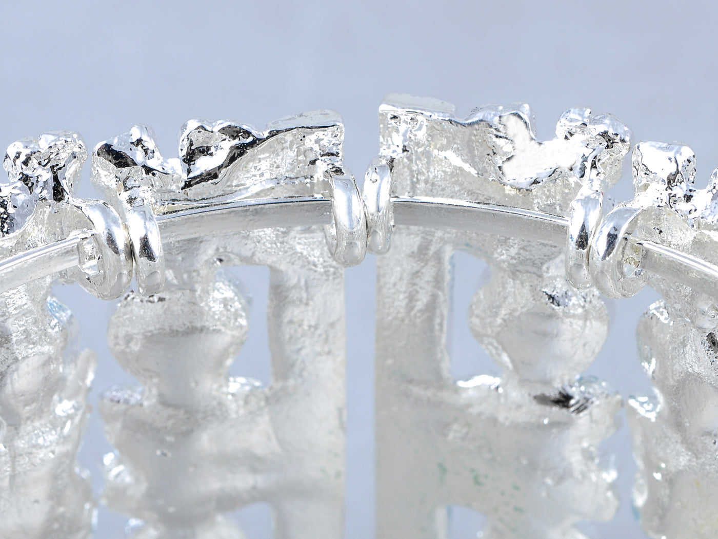 Turquoise Like Bead Bracelet Bangle Cuff