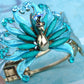 Turquoise Blue Enamel Paint Peacock Bracelet Bangle