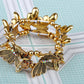 Light Siam Butterfly Insect Bracelet Bangle Cuff
