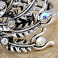 Woman Rosegold Aurora Borealis Peacock Bracelet