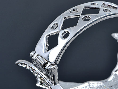 Ab Spread Open Wing Halloween Bat Bangle Bracelet