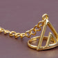 Triforce Triangles Power Synergy Utmost Magic Glory Ring Bracelet