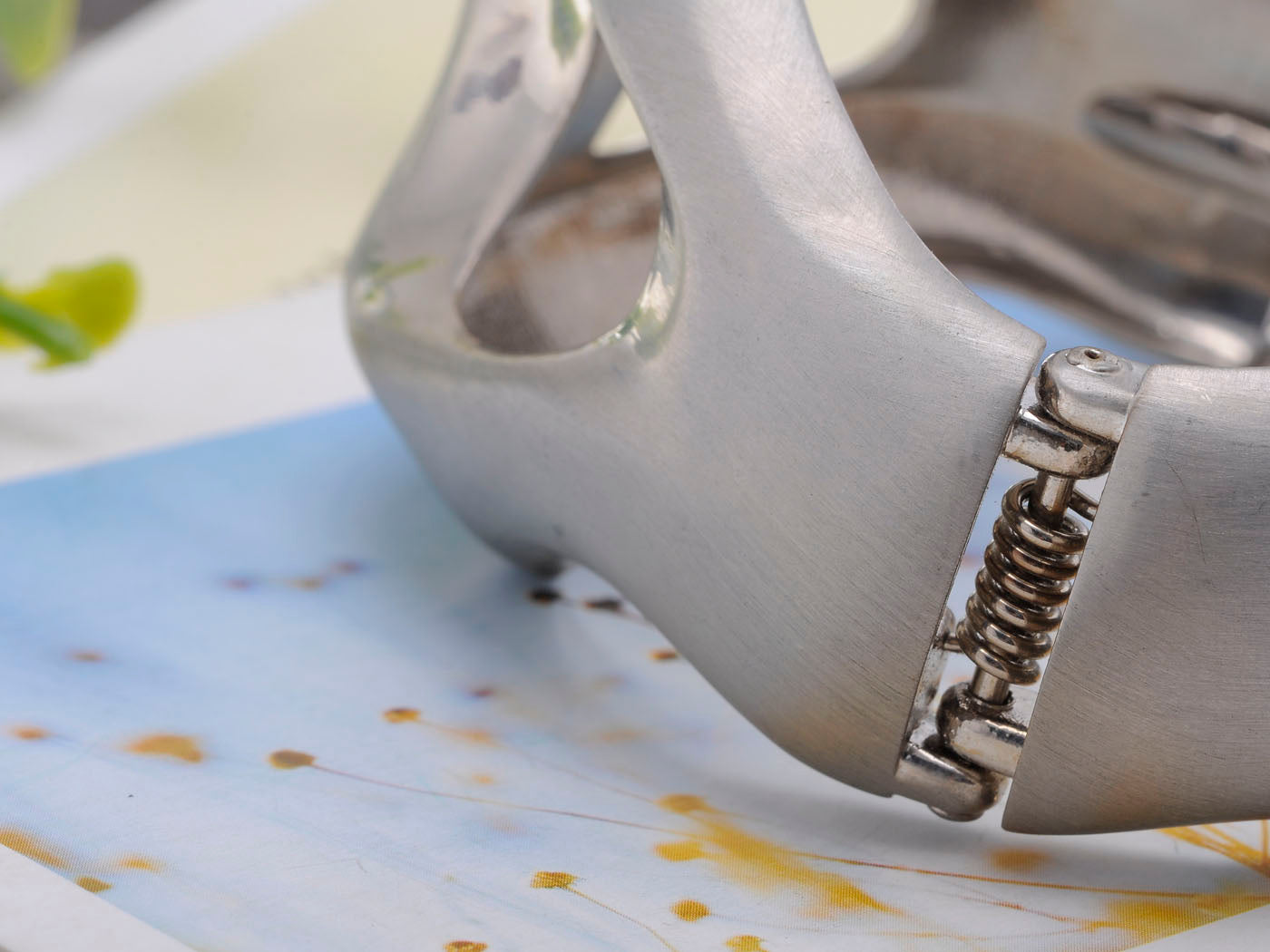 Abstract Interesting Staring Eyes Cutout Masquerade Bracelet