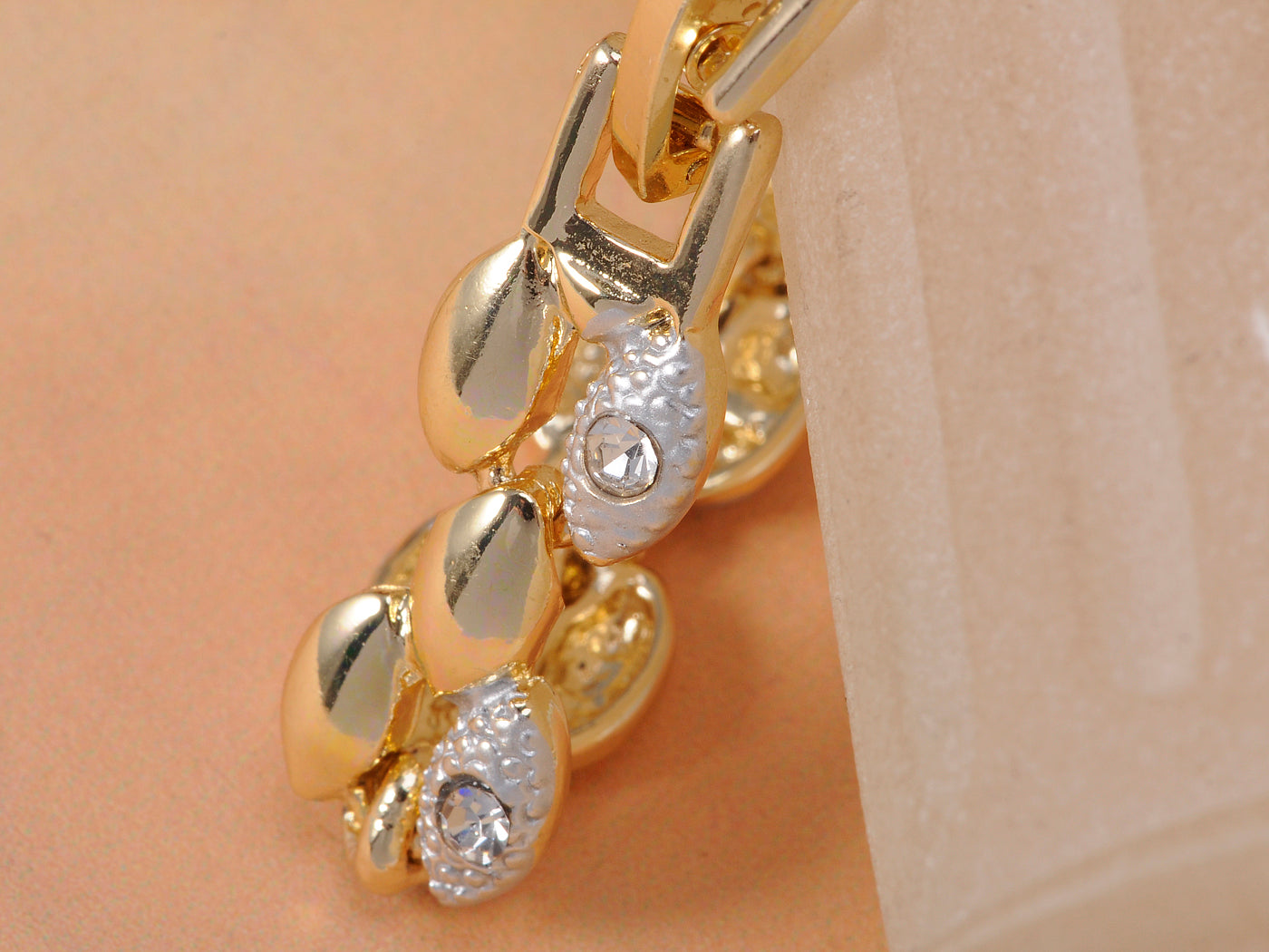 Linked Pellets Accented Bracelet