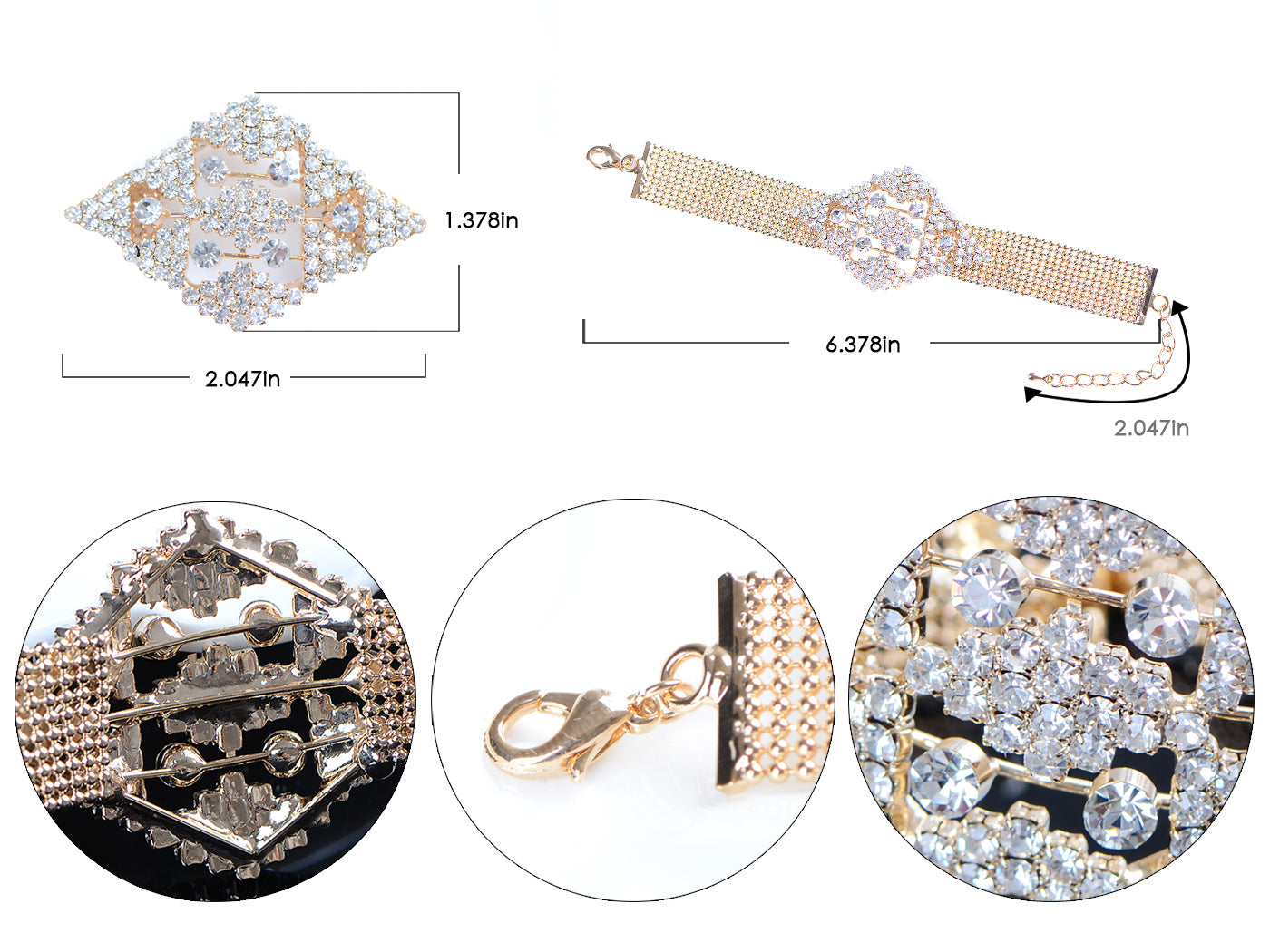 Accented Statement Bracelet