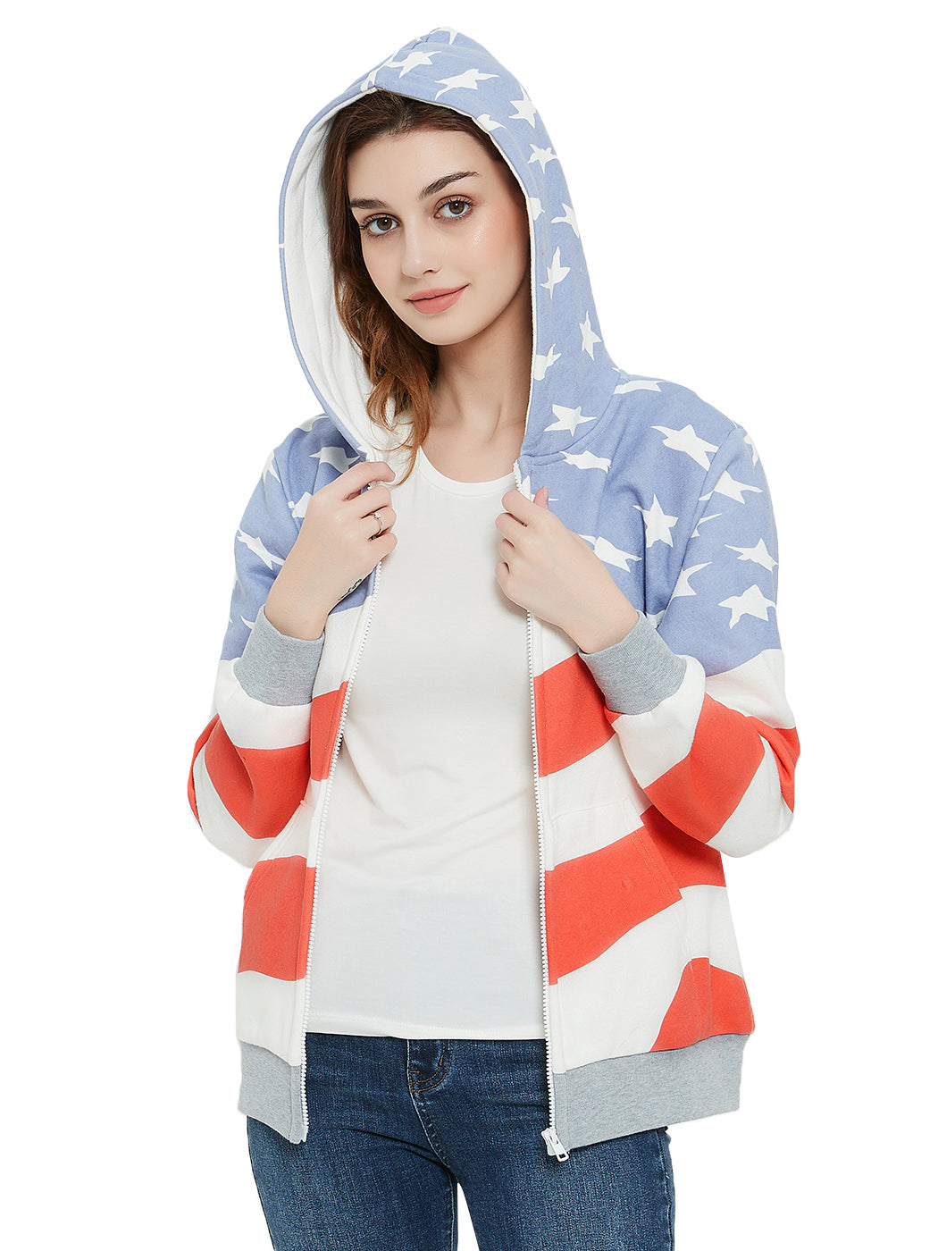 American Flag Hoodie Sweatshirt