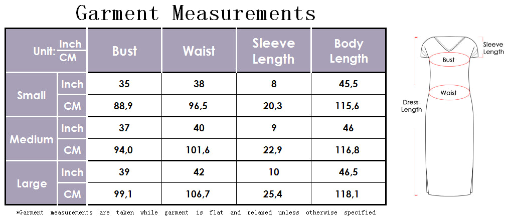 V-Neck Short Sleeve Slit Dress
