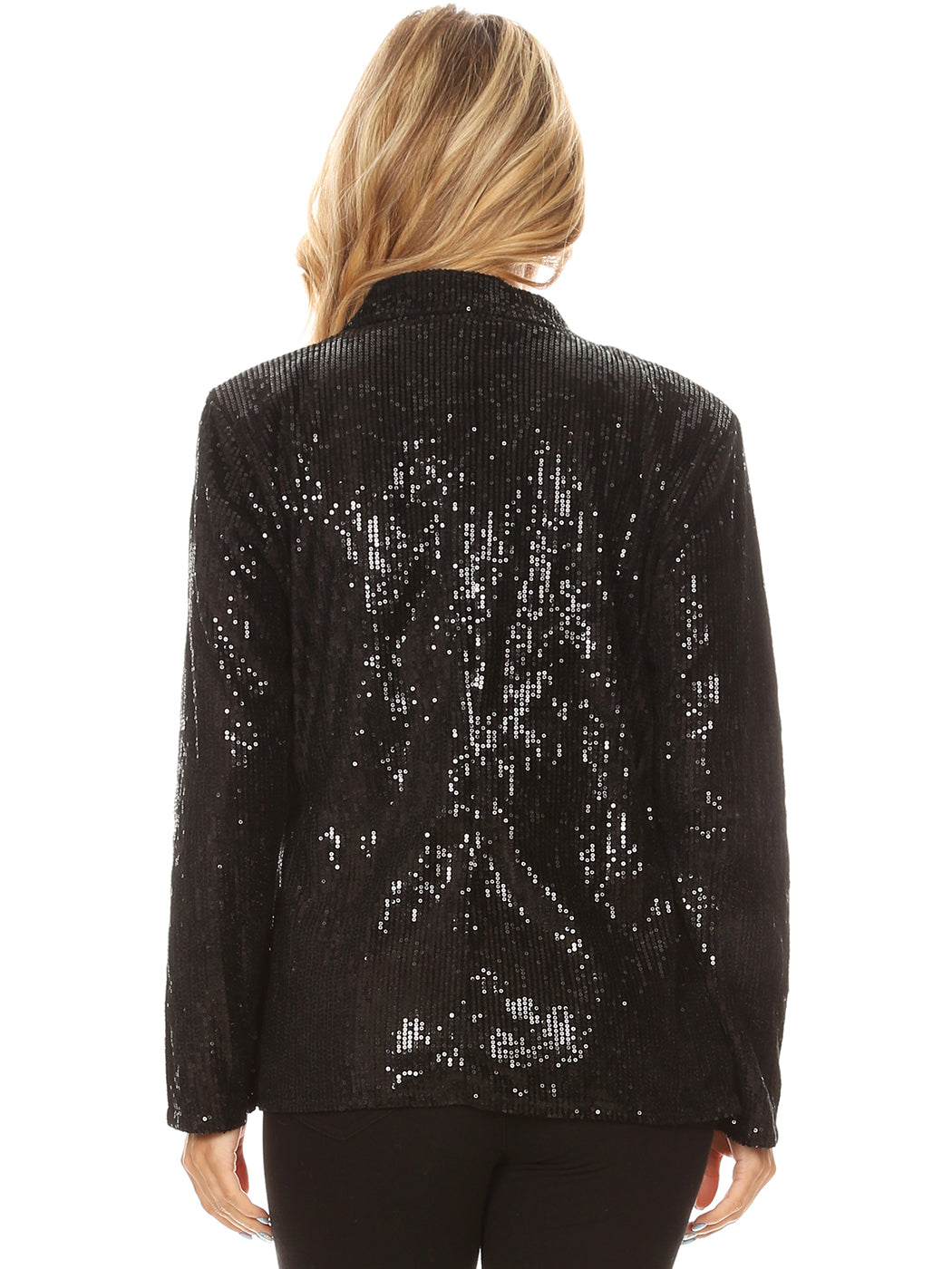 Evening Sparkle Sequin Blazer Jacket