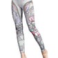 Yoga Running Pants High Waist Printed Leggings Workout Tights