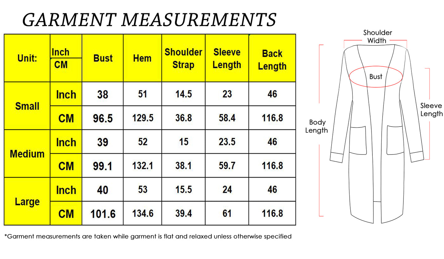 Casual Long Open Front Drape Lightweight Maxi Cardigan