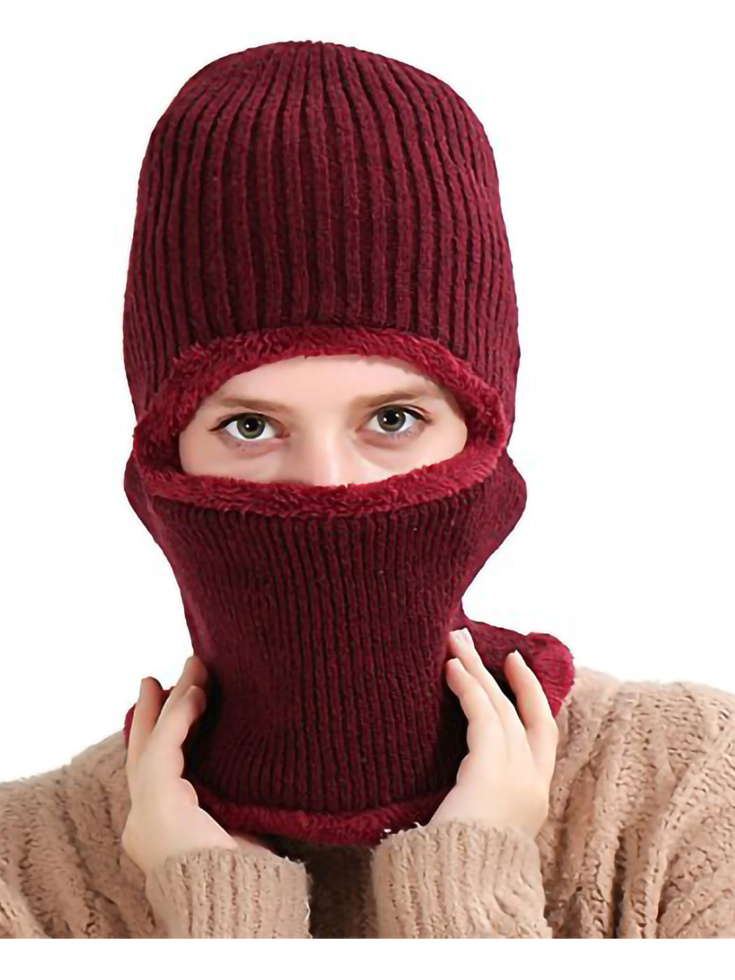 Unisex Cycling Ski Mask Winter Knitted Hat