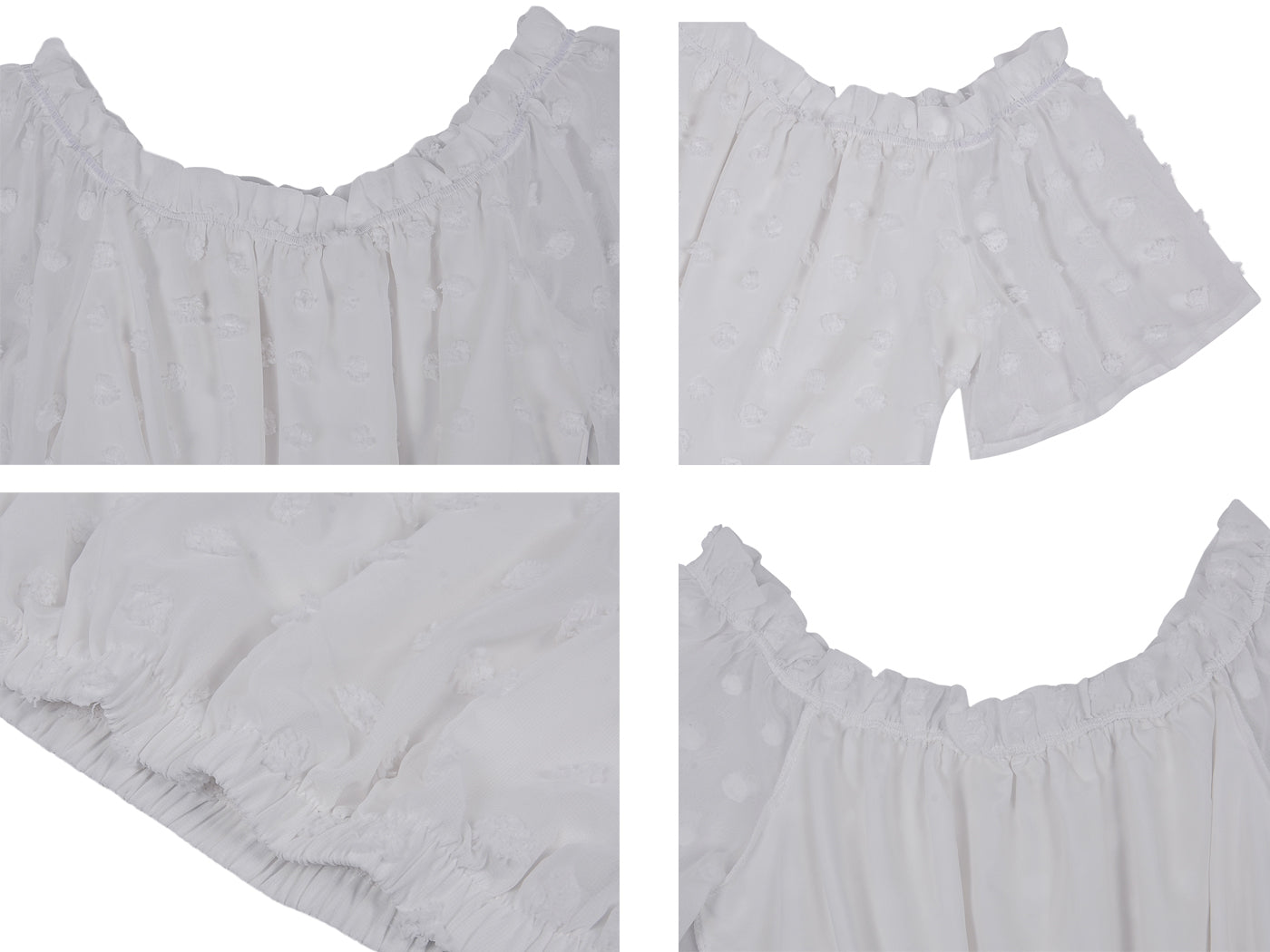 Dainty Off Shoulder Blouse - ALILANG.COM