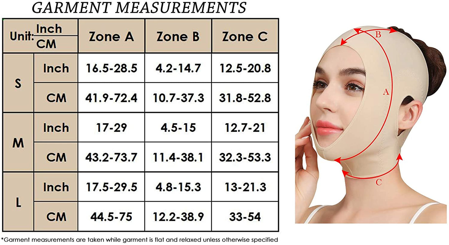 Chin Strap Support Band Neck Full Head Wrap