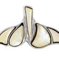 Alilang Gunmetal Tone Abalone Shell Fishtail Brooch Pin Fish Whale Tail Pendant