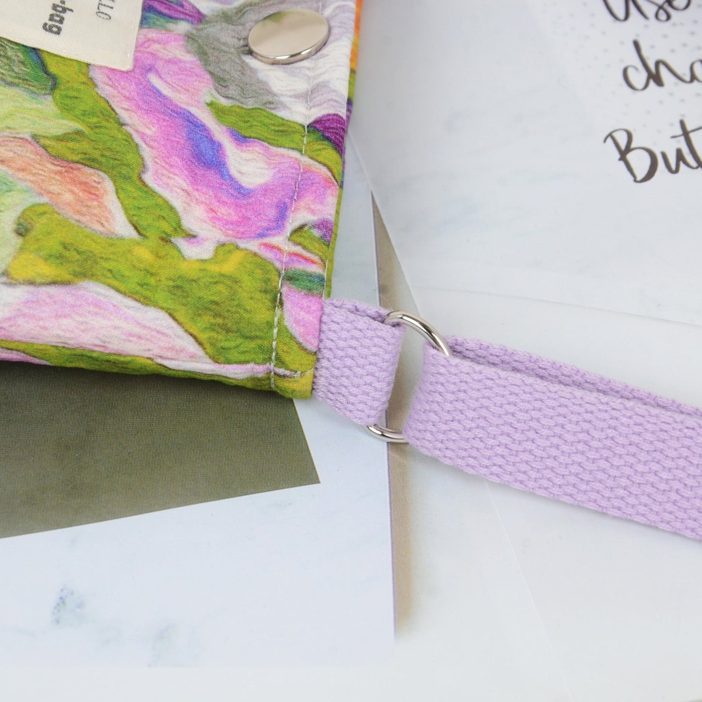 Anna-Kaci Women's Floral Canvas Crossbody Bag-Colorful Artistic Shoulder Purse