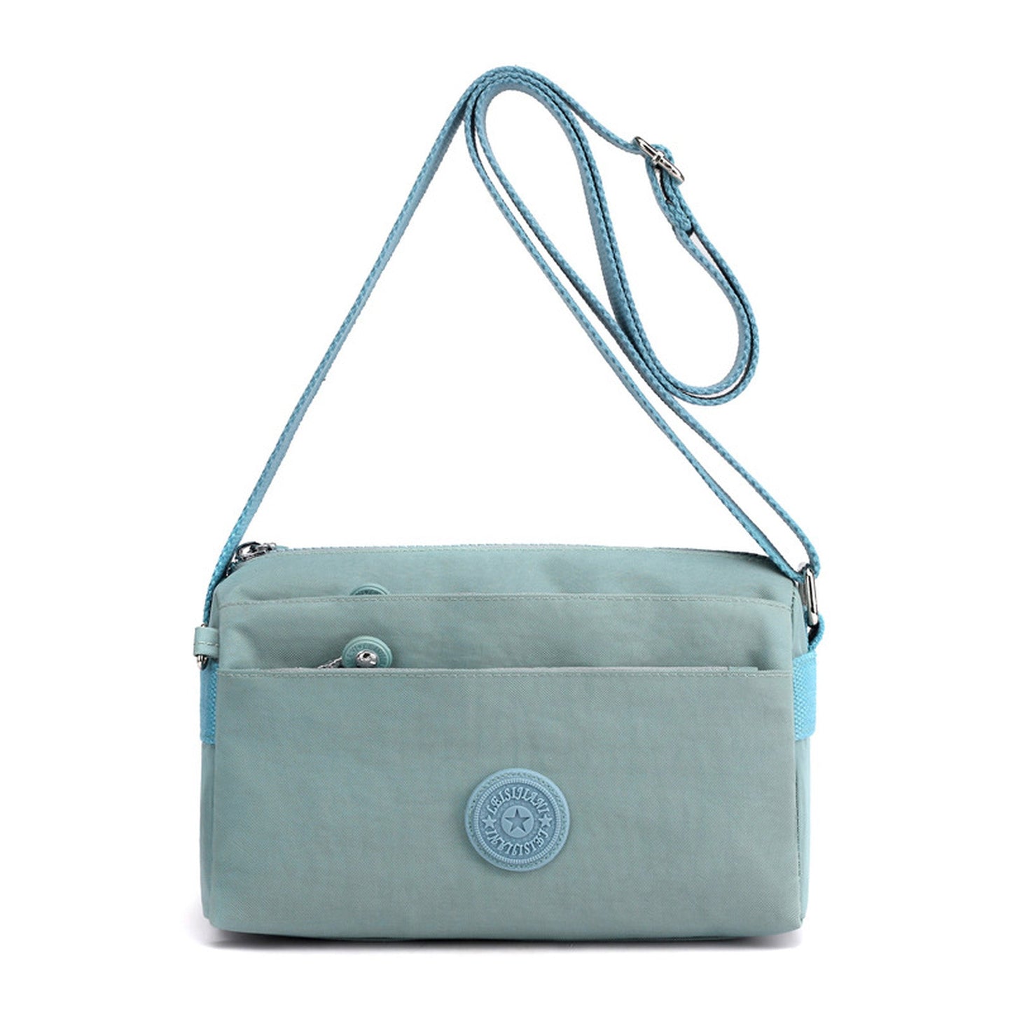 Anna-Kaci Women's Lightweight Nylon Crossbody Bag-Compact Travel Shoulder Purse