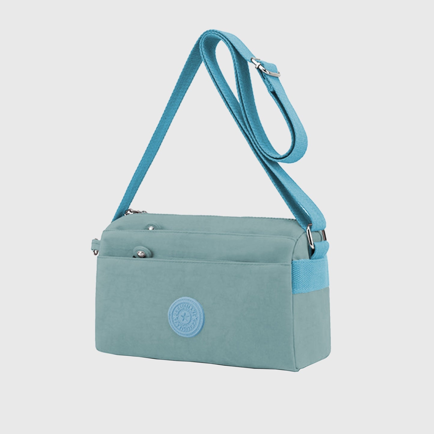 Anna-Kaci Women's Lightweight Nylon Crossbody Bag-Compact Travel Shoulder Purse