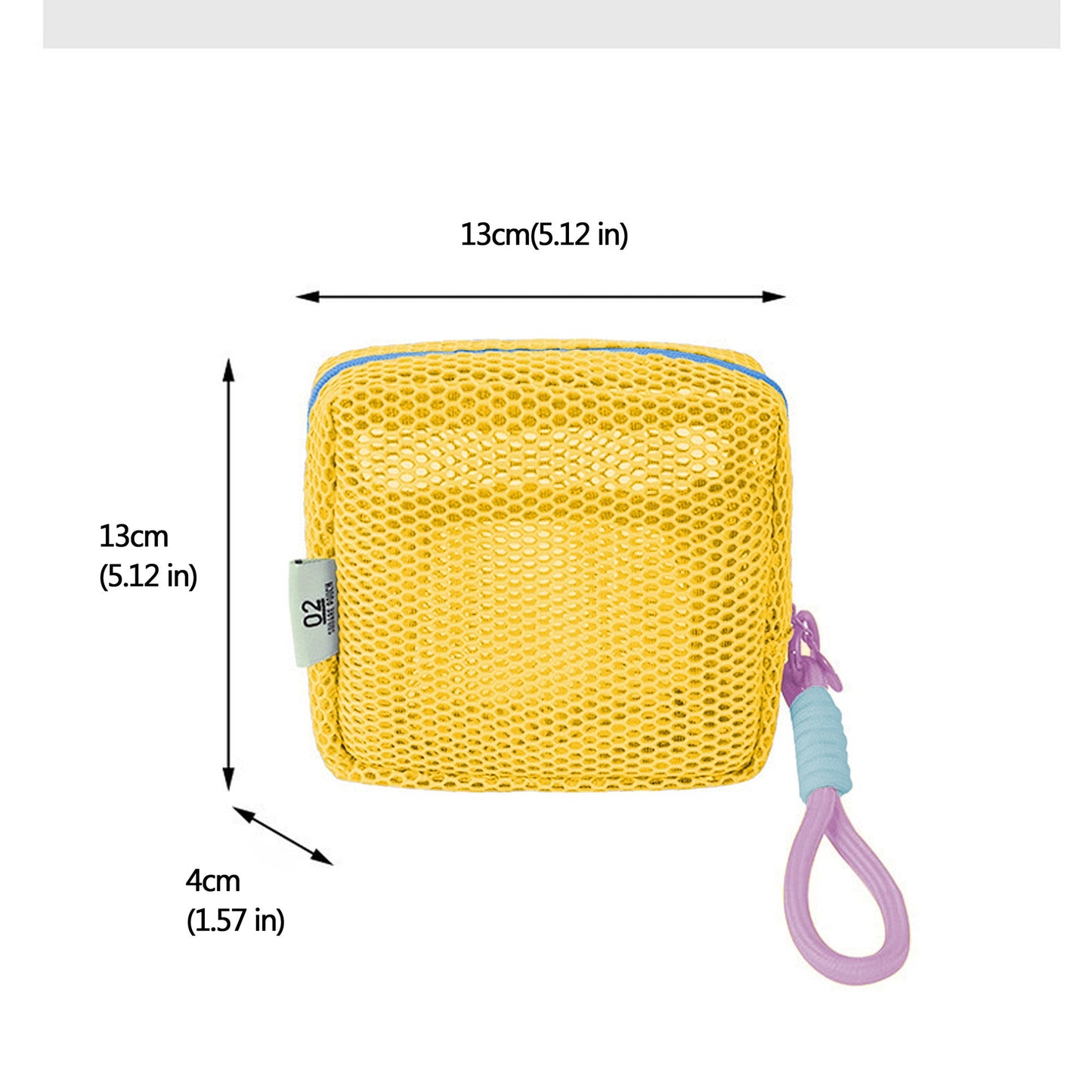Anna-Kaci Women's Mesh Cosmetic Bag with Wrist Strap-Small Travel Organizer Pouch