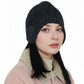 Alilang Warm Winter Knitted Beanie Hat with Earflap Daily Headwear Ski Mask for Men Women