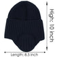Alilang Warm Winter Knitted Beanie Hat with Earflap Daily Headwear Ski Mask for Men Women