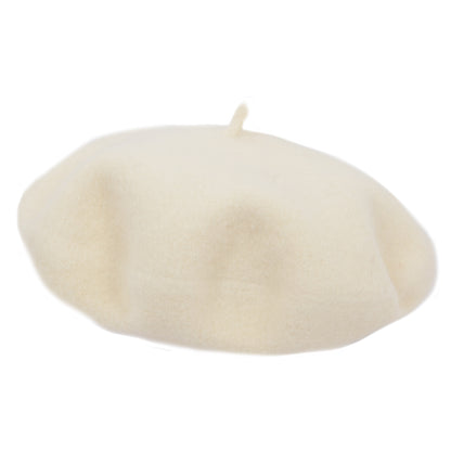 Alilang Women's Wool French Beret Hats Solid Color Classic Beanie Fall Winter Cap
