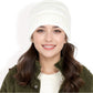 Anna-Kaci Women's Satin-Lined Knit Beanie for Hair Protection and Moisture Retention in a Cozy Slouch Design
