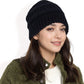 Anna-Kaci Women's Satin-Lined Knit Beanie for Hair Protection and Moisture Retention in a Cozy Slouch Design