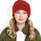 Anna-Kaci Women's Satin-Lined Knit Beanie for Hair Protection and Moisture Retention in a Cozy Slouch Design