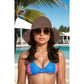 Crochet Raffia Sun Hat with Wide Brim and Bow Detail Foldable Summer Beach Hat for Stylish Sun Protection