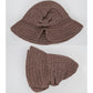 Crochet Raffia Sun Hat with Wide Brim and Bow Detail Foldable Summer Beach Hat for Stylish Sun Protection