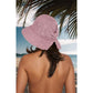 Crochet Raffia Sun Hat with Wide Brim and Bow Detail Foldable Summer Beach Hat for Stylish Sun Protection