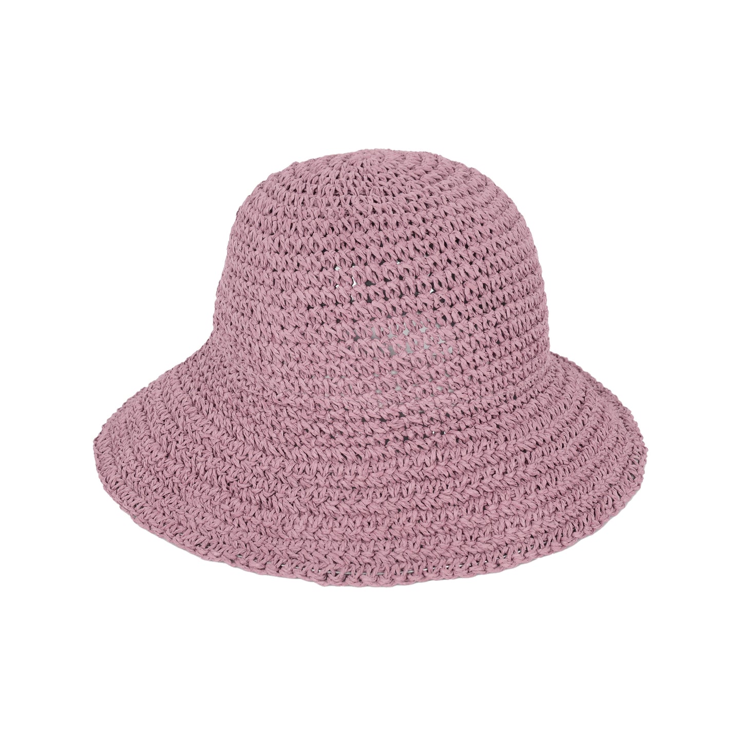 Crochet Raffia Sun Hat with Wide Brim and Bow Detail Foldable Summer Beach Hat for Stylish Sun Protection