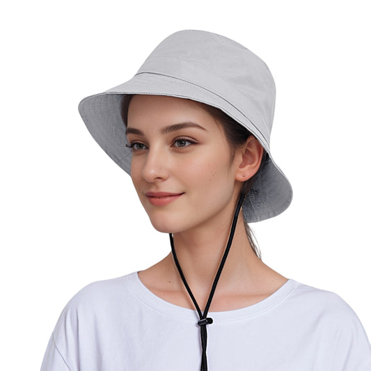 Anna-Kaci Bucket Hat Wide Brim UV Protection Lightweight Packable Outdoor Sun Hat with Adjustable Chin Strap