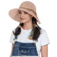Anna-Kaci Woven Floppy Sun Hat with Rounded Crown and Decorative Bow Detail for Elegant Summer Shade and Vacation Style