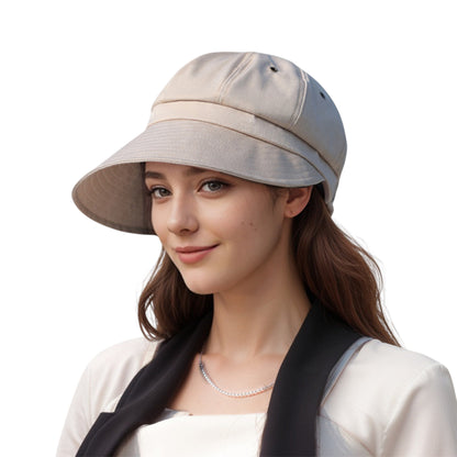 Anna-Kaci Womens Wide Brim Baseball Cap Bundle with UV Protection Ponytail Hole and Ventilated Eyelets Casual Outdoor Style