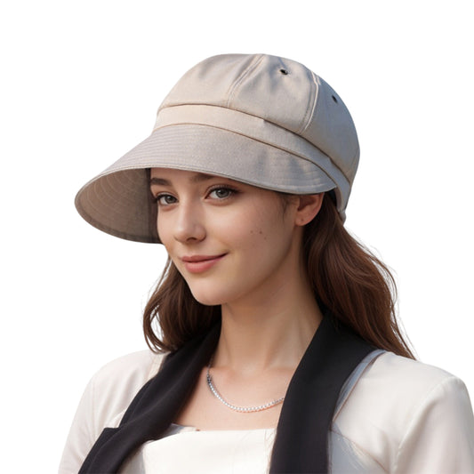 Anna-Kaci Womens Wide Brim Baseball Cap Bundle with UV Protection Ponytail Hole and Ventilated Eyelets Casual Outdoor Style