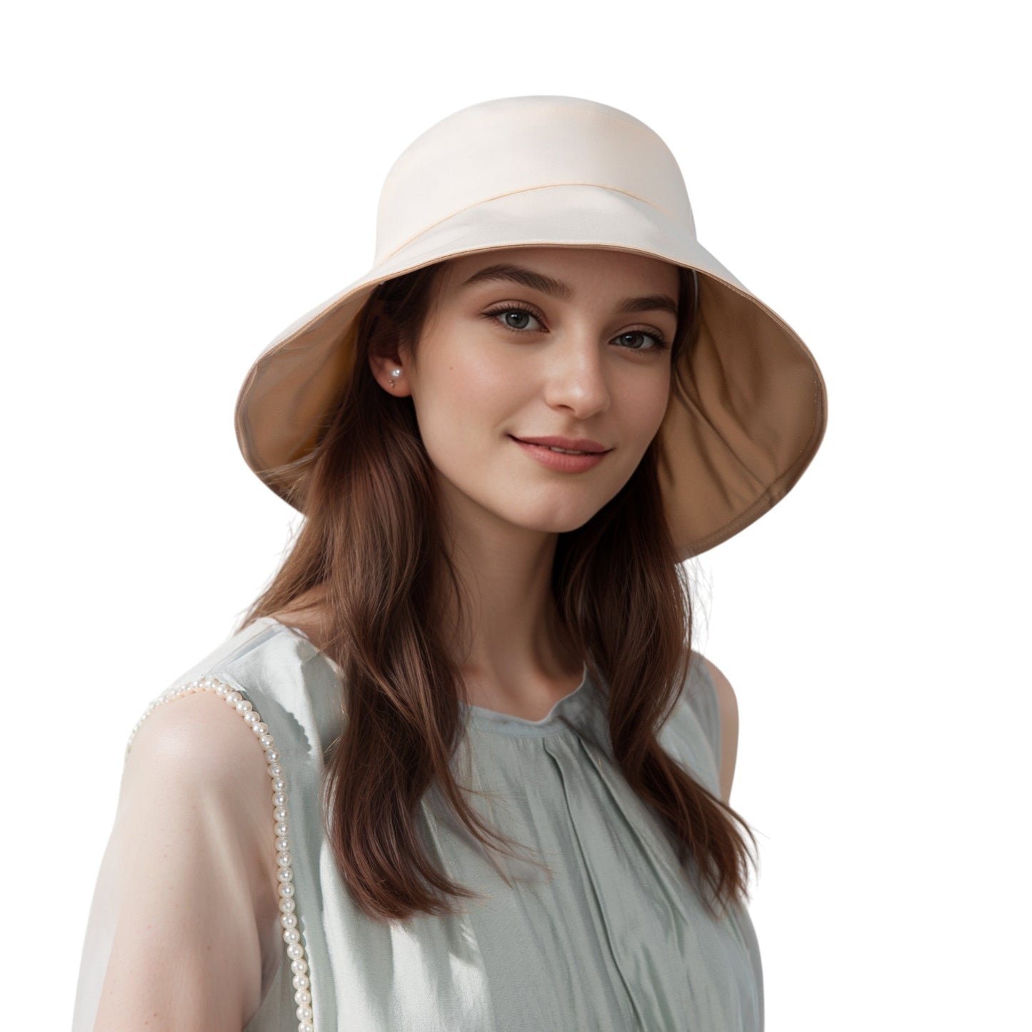 Anna-Kaci Wide Brim Bucket Hat Back Bow Detail for Sun Protection and Stylish Summer Looks