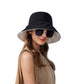 Anna-Kaci Wide Brim Bucket Hat Back Bow Detail for Sun Protection and Stylish Summer Looks