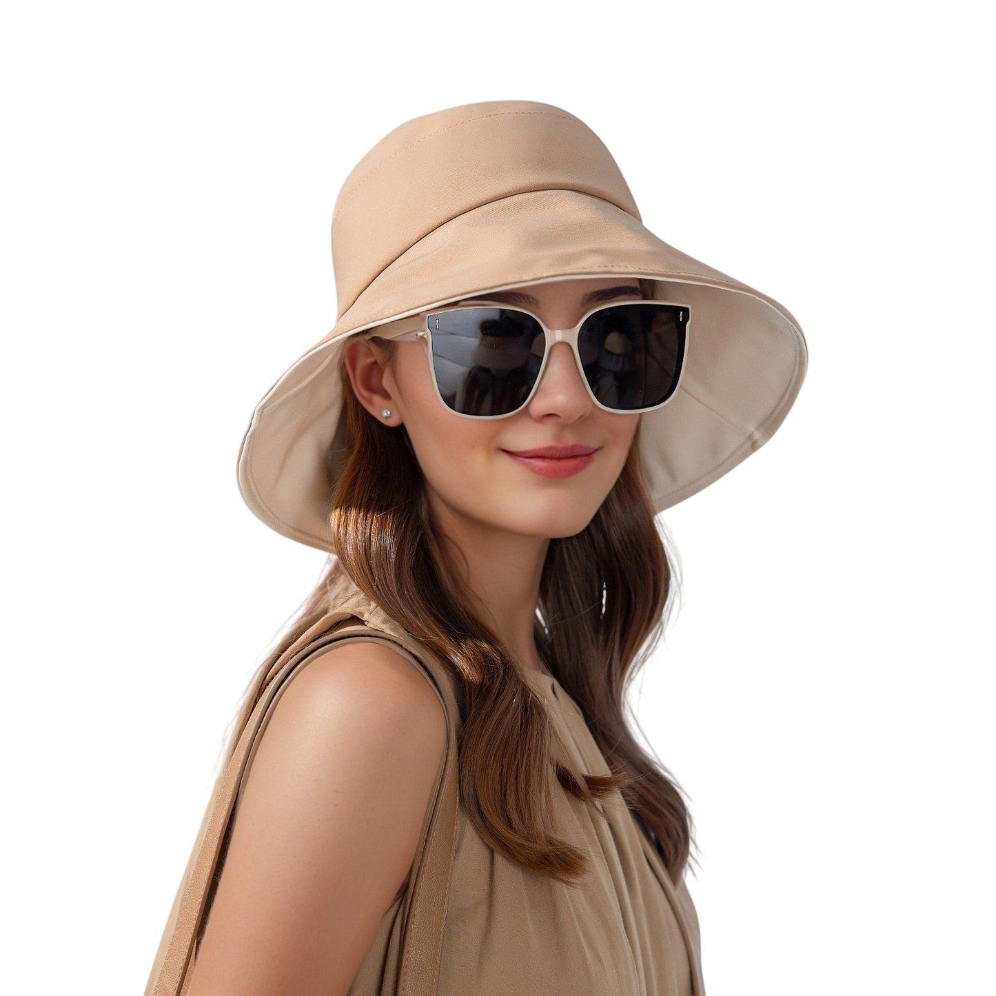 Anna-Kaci Wide Brim Bucket Hat Back Bow Detail for Sun Protection and Stylish Summer Looks