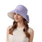Anna-Kaci Wide Brim Bucket Hat Back Bow Detail for Sun Protection and Stylish Summer Looks