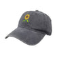 Anna-Kaci Women's Baseball Cap with Sunflower Embroidery