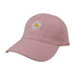 Anna-Kaci Women's Baseball Cap Stylish Solid Color with Daisy Embroidery